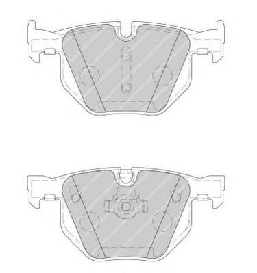 фото Комплект тормозных колодок ferodo fdb1748