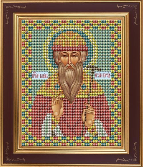 

Вышивка бисером Galla Collection М206 Св.Вадим 12х15 см