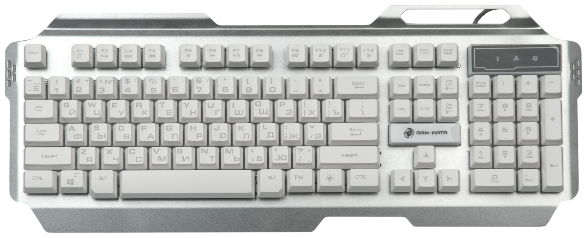Проводная игровая клавиатура Dialog Gan-Kata KGK-25U Silver