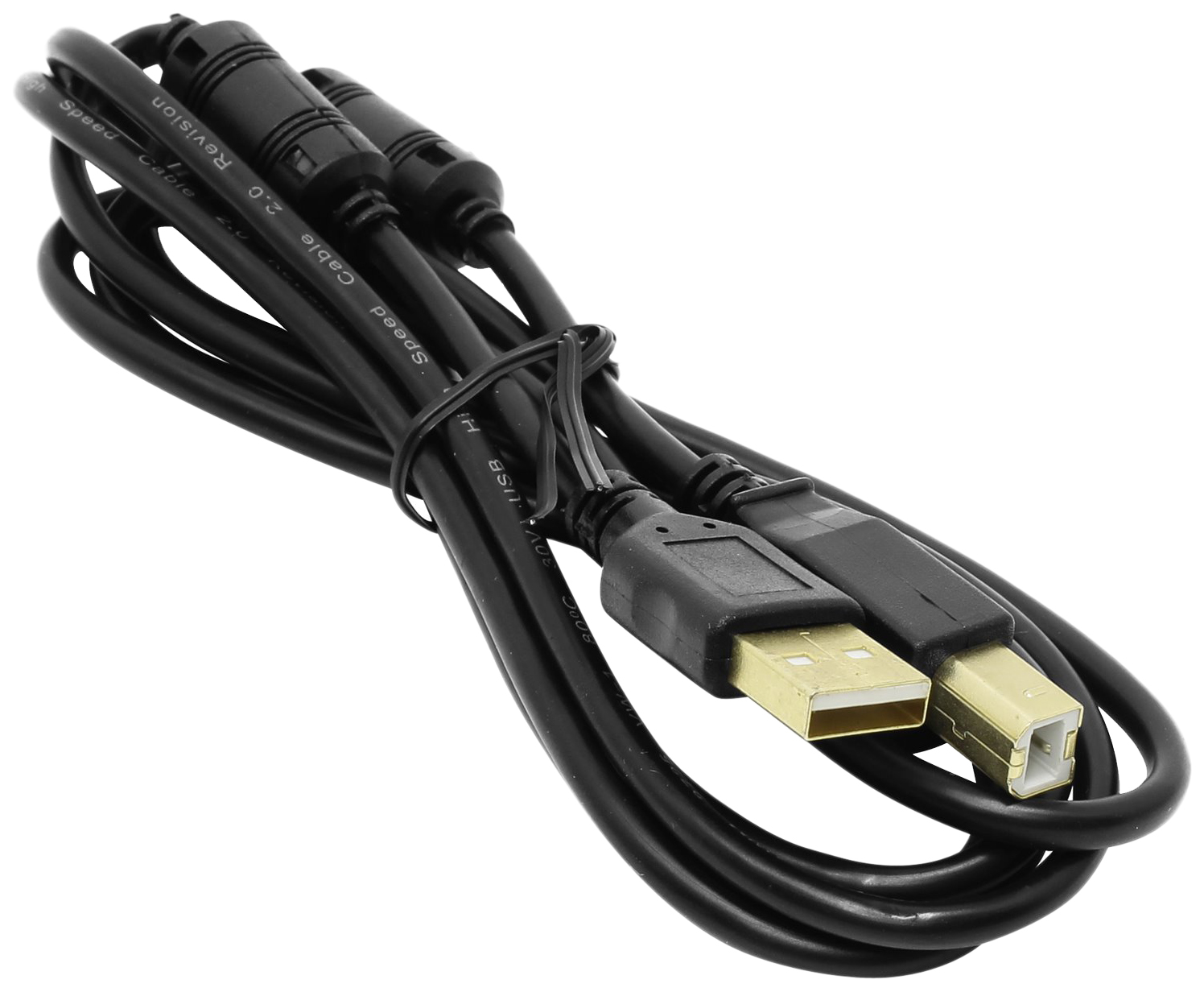 фото Кабель 5bites usb a-usb b, m-m 1,8м black (uc5010-018a)