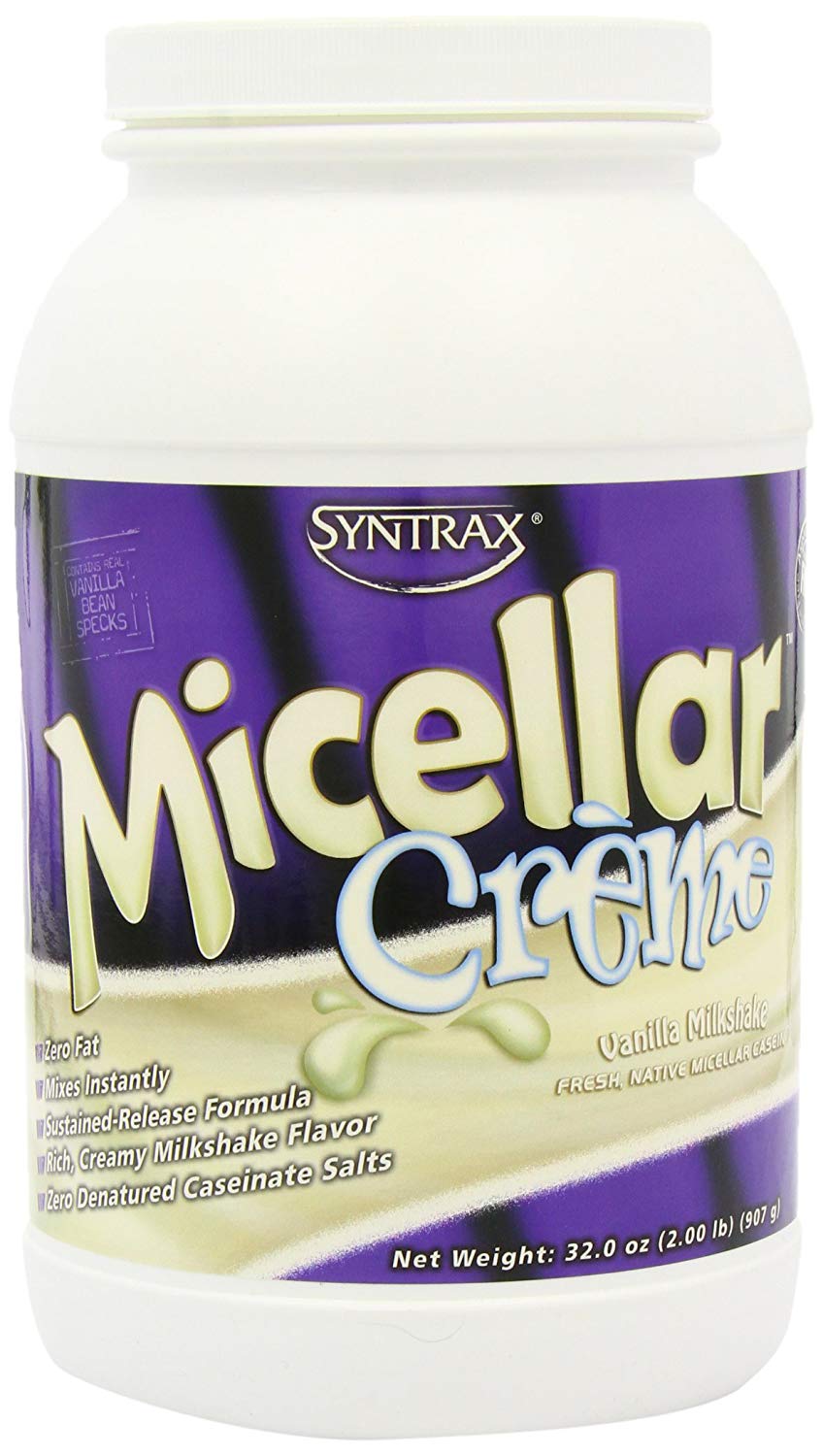 фото Протеин syntrax micellar creme, 912 г, vanilla milkshake