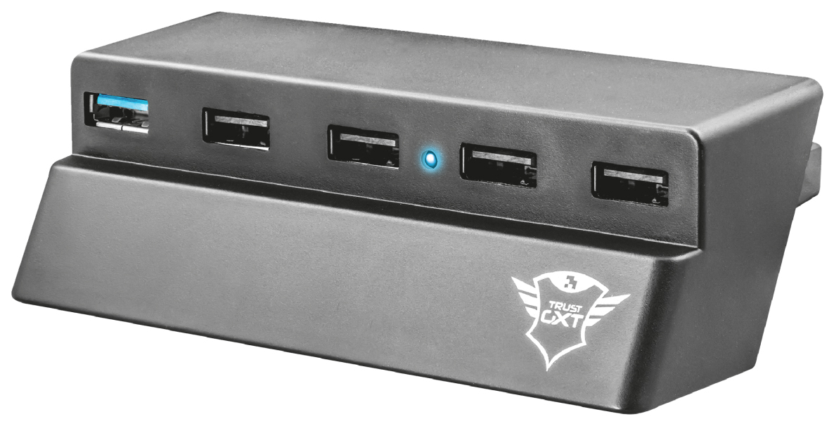 

USB-разветвитель 22272 TRUST GXT 219 PS4 SLIM, GXT 219