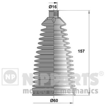 

Пыльник рулевой рейки Nipparts N2842045