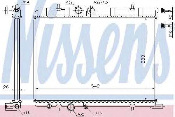 

Радиатор Nissens 63502