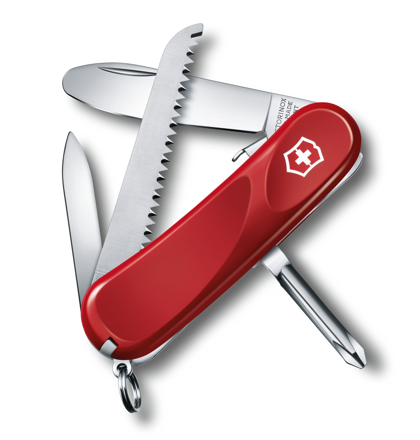 фото Мультитул victorinox junior 09 2.4213.ske 85 мм красный, 8 функций