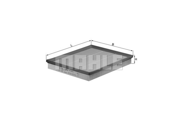 фото Фильтр воздушный knecht lx 876 mahle/knecht