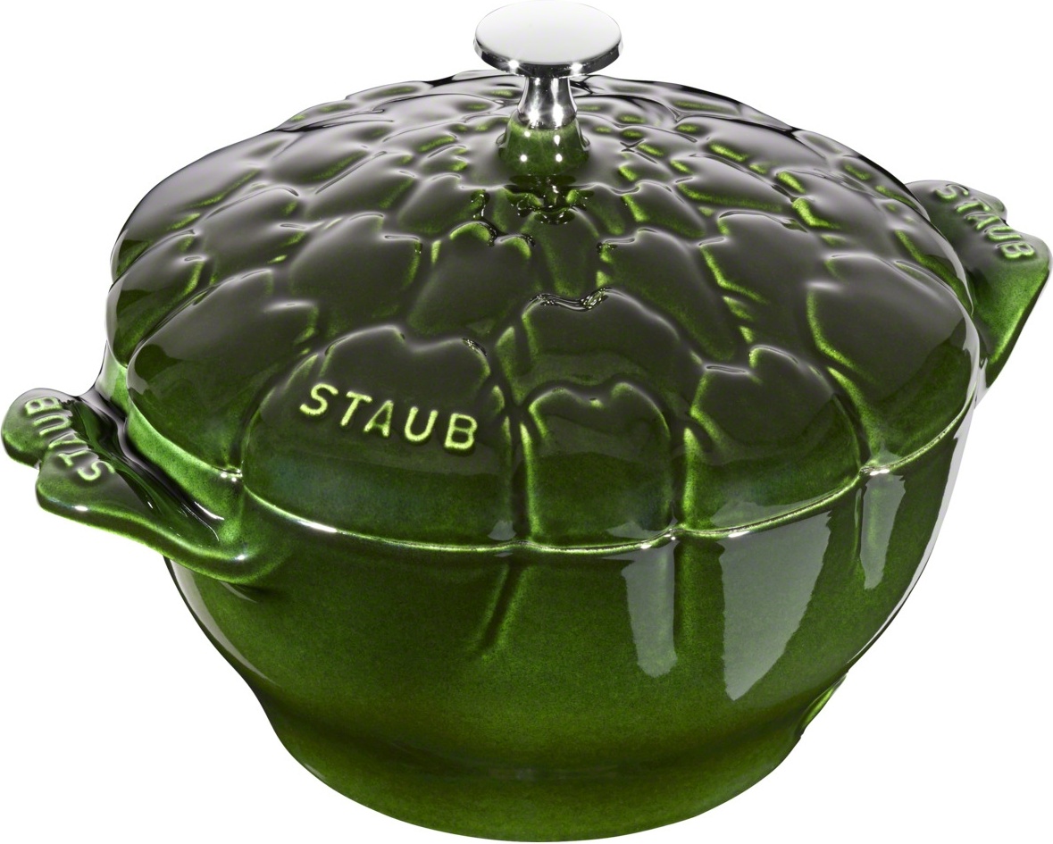 

Кокот Артишок STAUB 22 см зеленый базилик, STAUB LA COCOTTE