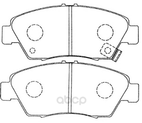 

Комплект тормозных колодок FIT FP0621