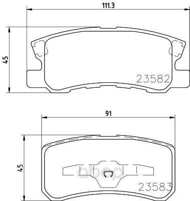 фото Комплект тормозных колодок hella 8db355009691 hella pagid/behr