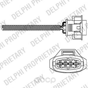фото Лямбда-зонд delphi es2028412b1