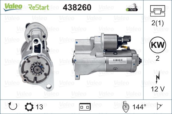 

Стартер Valeo 438260
