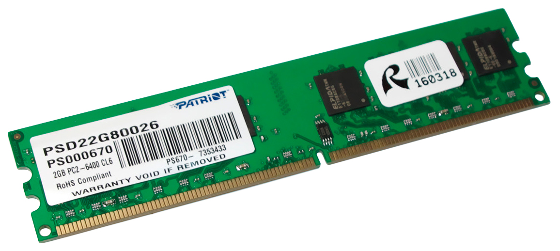 фото Оперативная память patriot memory signature line psd22g80026