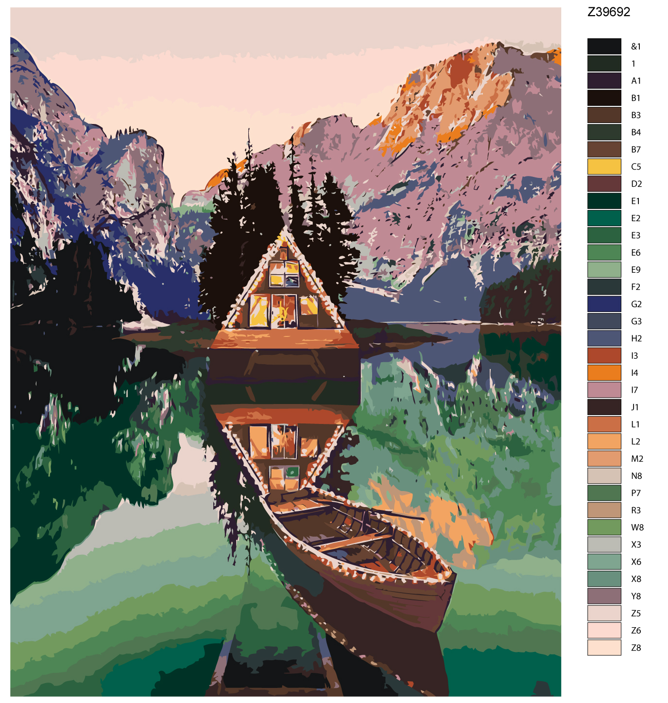 

Картина по номерам, 40 x 50, Z-Z39692, Z-Z39692