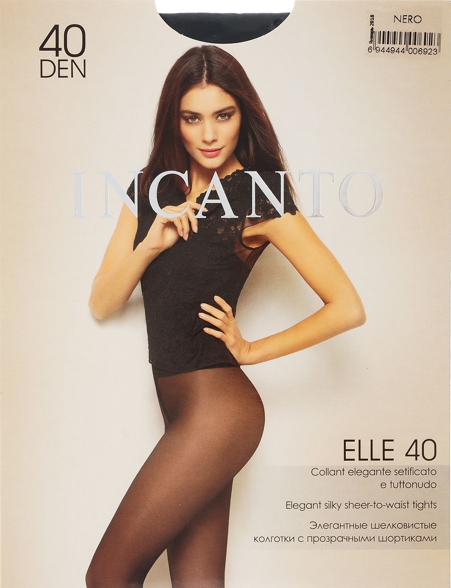 фото Колготки incanto "elle 40" nero, размер 5