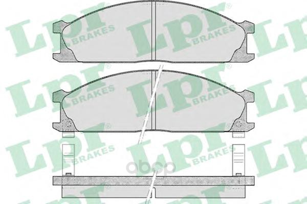 фото Тормозные колодки дисковые lpr 05p378