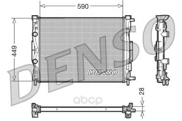 

Радиатор Denso DRM23056