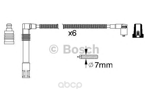 

Провода высоковольтные комплект BOSCH 0986356321