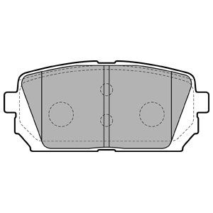 

Тормозные колодки DELPHI дисковые LP2051