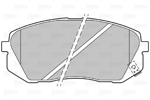 Тормозные колодки Valeo дисковые 301324 600000089678