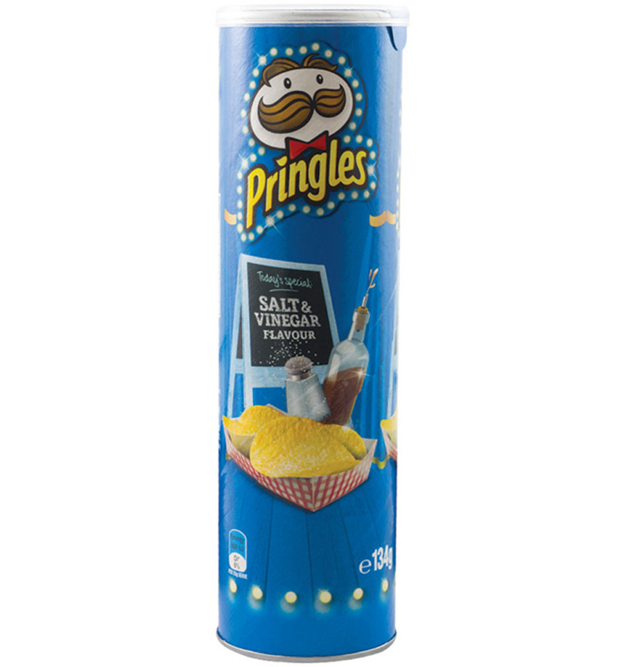 Чипсы Pringles salt&vinegar со вкусом соли и уксуса 158 г