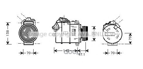 фото Компрессор кондиционера ava quality cooling bwak306