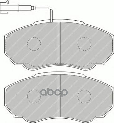 

Комплект тормозных колодок FERODO FVR1478