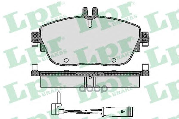 

Комплект тормозных колодок Lpr 05P1781A