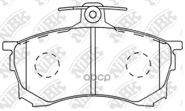 

Комплект тормозных колодок NiBK PN3102