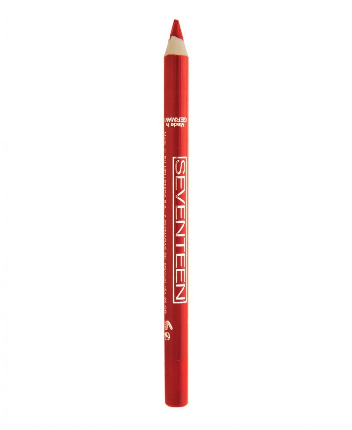 фото Карандаш для губ seventeen "super smooth w/p lip liner т.27 красный