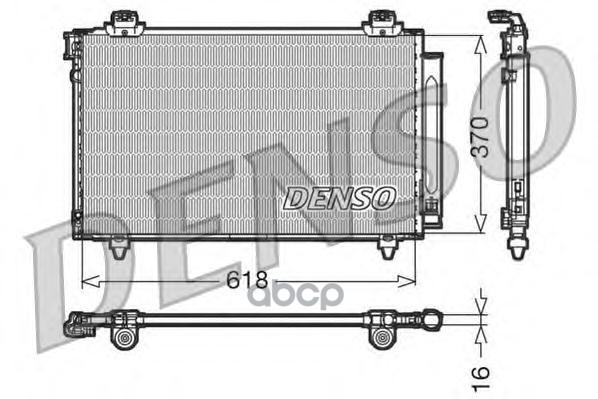 фото Радиатор кондиционера denso dcn50012