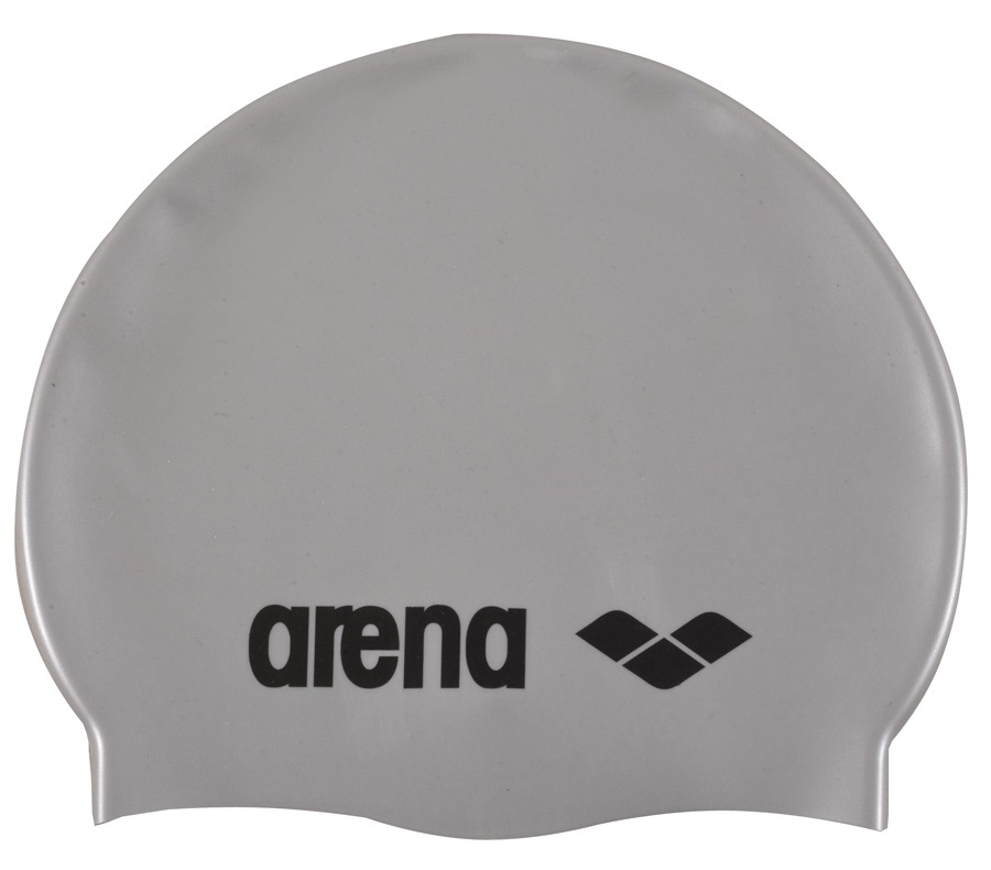 фото Шапочка для плавания arena classic silicone jr 51 silver/black