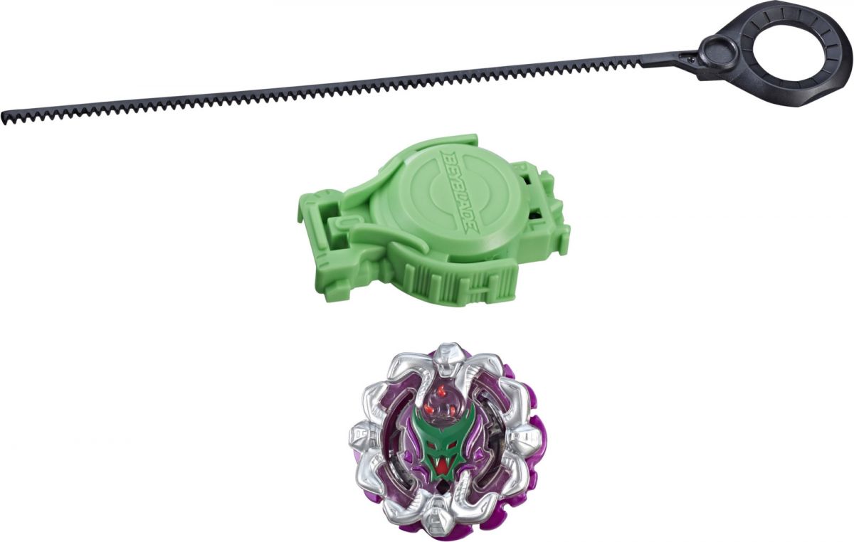 фото Игровой набор hasbro волчок beyblade slingshock тайфун т4, с пусковым устройством