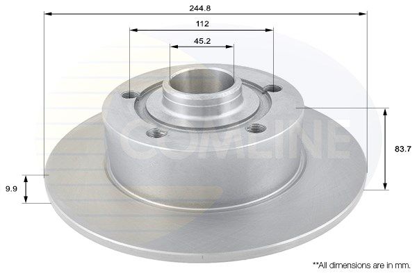 фото Тормозной диск comline adc1419