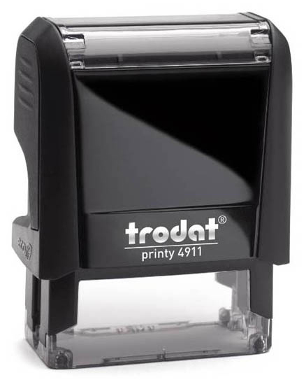 

Оснастка для печати Trodat Printy 4911 P4. Поле: 38х14 мм. Цвет корпуса: черный.