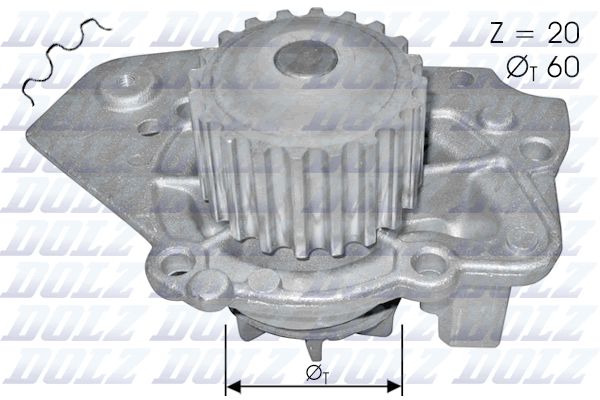 

Водяной насос DOLZ T136