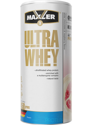 Протеин Maxler Ultra Whey, 450 г, white chocolate & raspberry