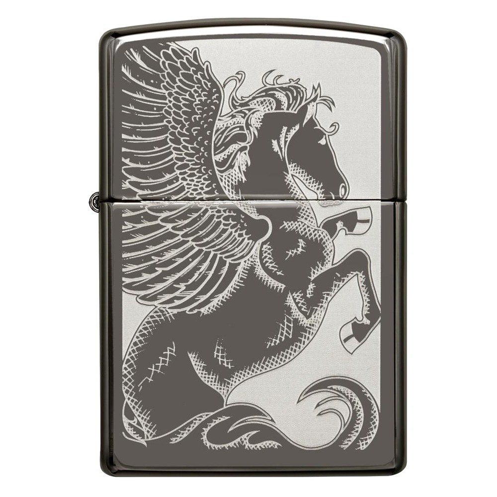 

Бензиновая зажигалка Zippo Pegasus Graces Black Ice, Pegasus Graces