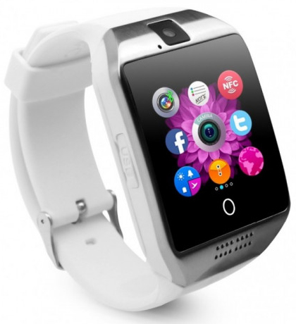 фото Смарт-часы carcam smart watch q18 grey/white
