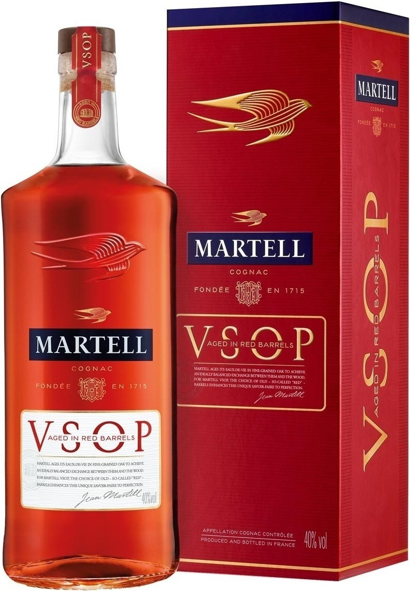 

Коньяк Martell, VSOP, 8 лет, 40 %, 1000 мл, gift box