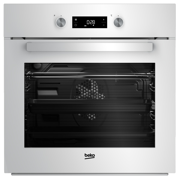 фото Встраиваемый электрический духовой шкаф beko bim24301wcs white