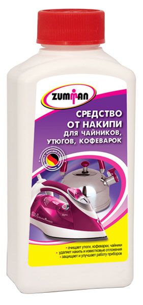 Средство от накипи Zumman 3003 средство от накипи чистар для чайников кофемашин утюгов 1 л