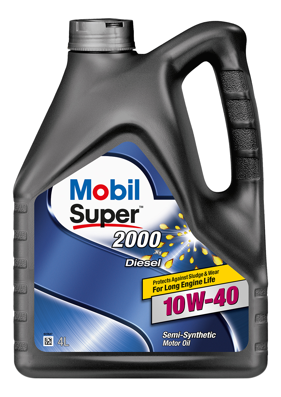 фото Моторное масло mobil super 2000 x1 diesel 10w-40 4л