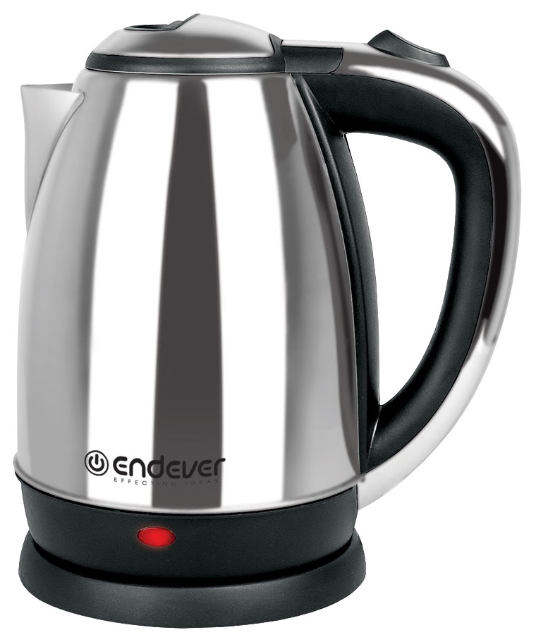 фото Чайник электрический endever kr-230s silver/black