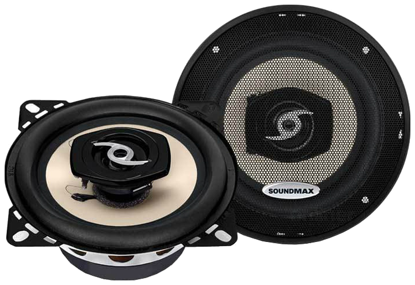 фото Колонки soundmax sm-csa402 коаксиальная 2-полосная 10см 50вт-100вт