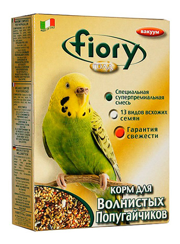 фото Основной корм fiory oro для попугаев 400 г