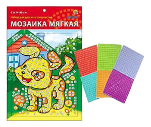 

Мозаика Рыжий кот Щенок, щенок