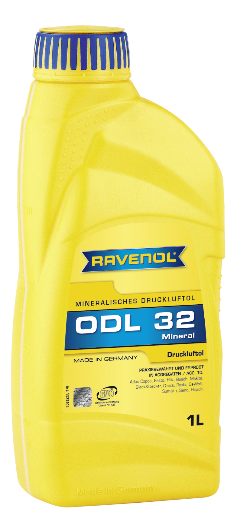 Гидравлическое масло RAVENOL ODL 1л 1323404-001