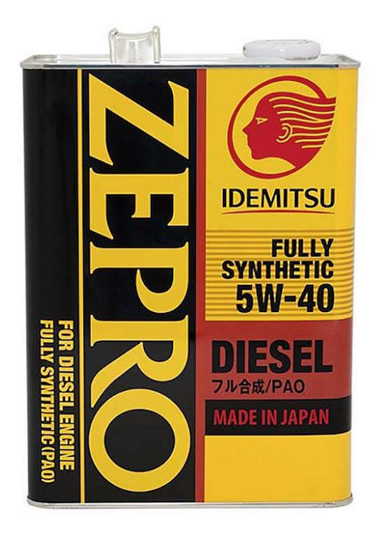 Моторное масло Idemitsu Zepro Diesel CF 5W40 4 л