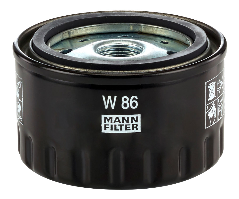 

Фильтр масляный двигателя MANN-FILTER W86, фильтр масляный двигателя W86