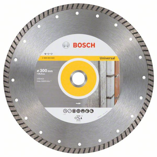 фото Диск отрезной алмазный bosch stf universalt 300-25,4 2608603822